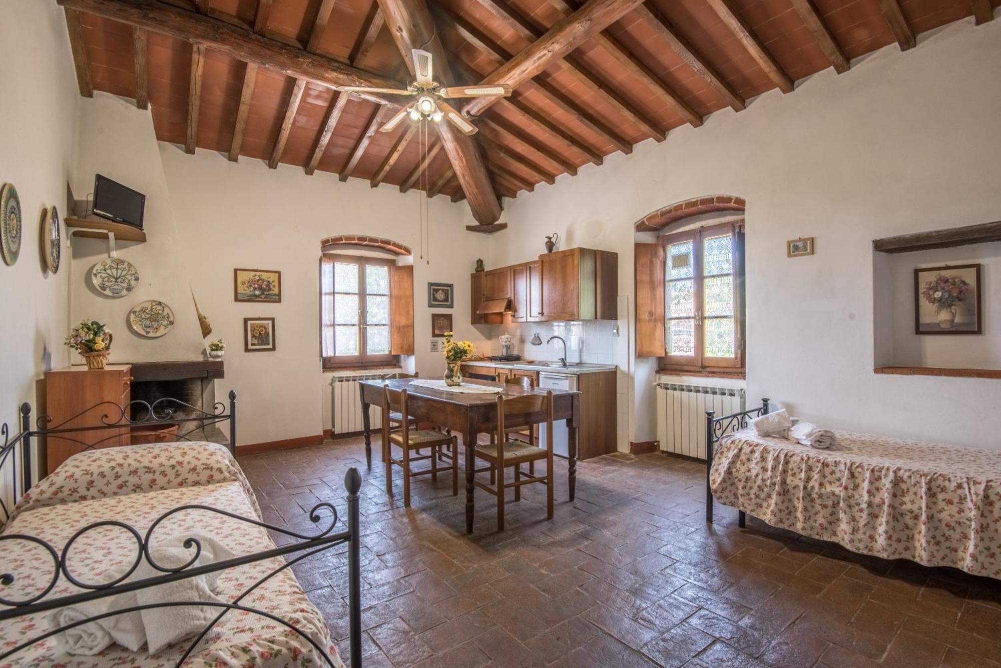 Poggio Primo - Bilocale Brando Villa Castiglion Fibocchi Luaran gambar