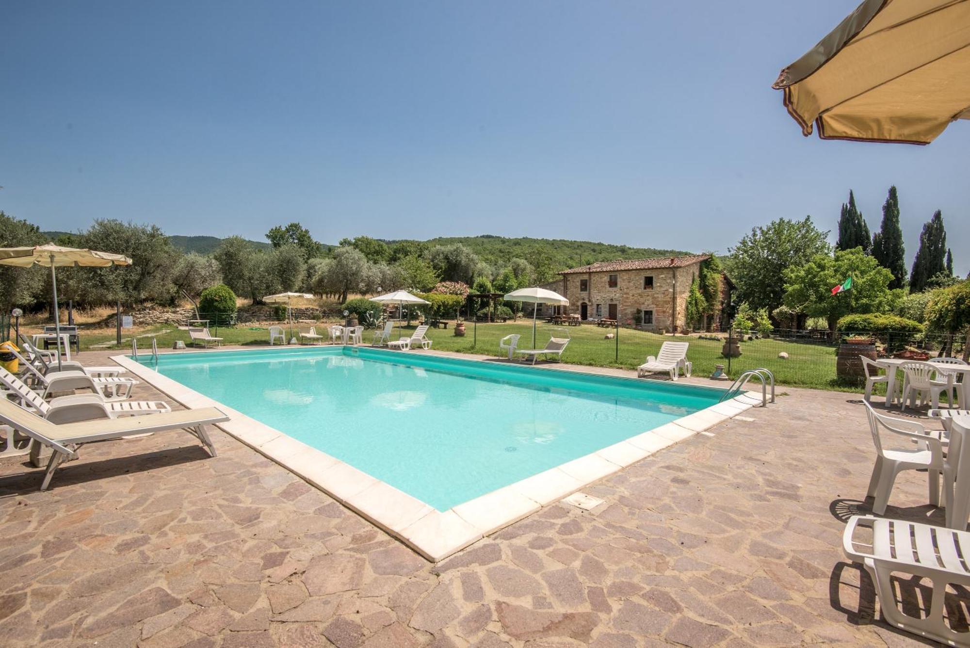 Poggio Primo - Bilocale Brando Villa Castiglion Fibocchi Luaran gambar