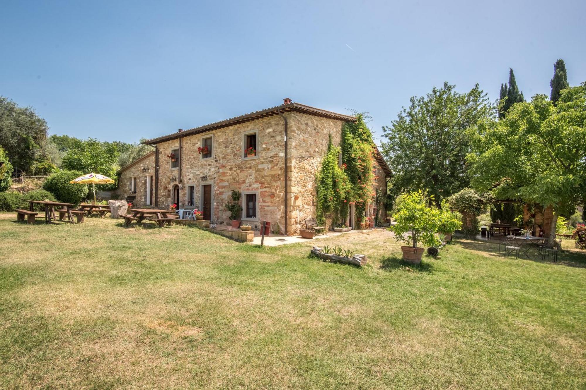 Poggio Primo - Bilocale Brando Villa Castiglion Fibocchi Luaran gambar